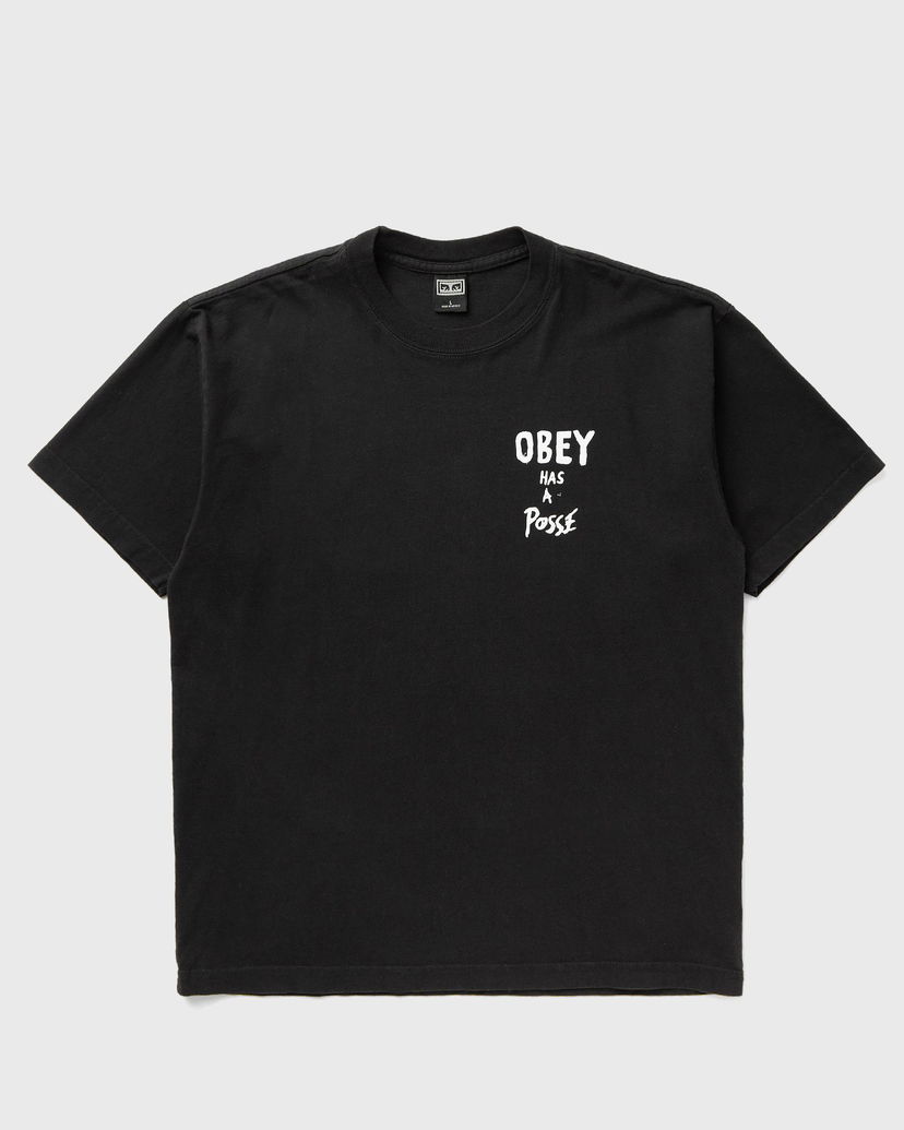 Majica OBEY Posse Print T-Shirt Črna | 166913915-VBL