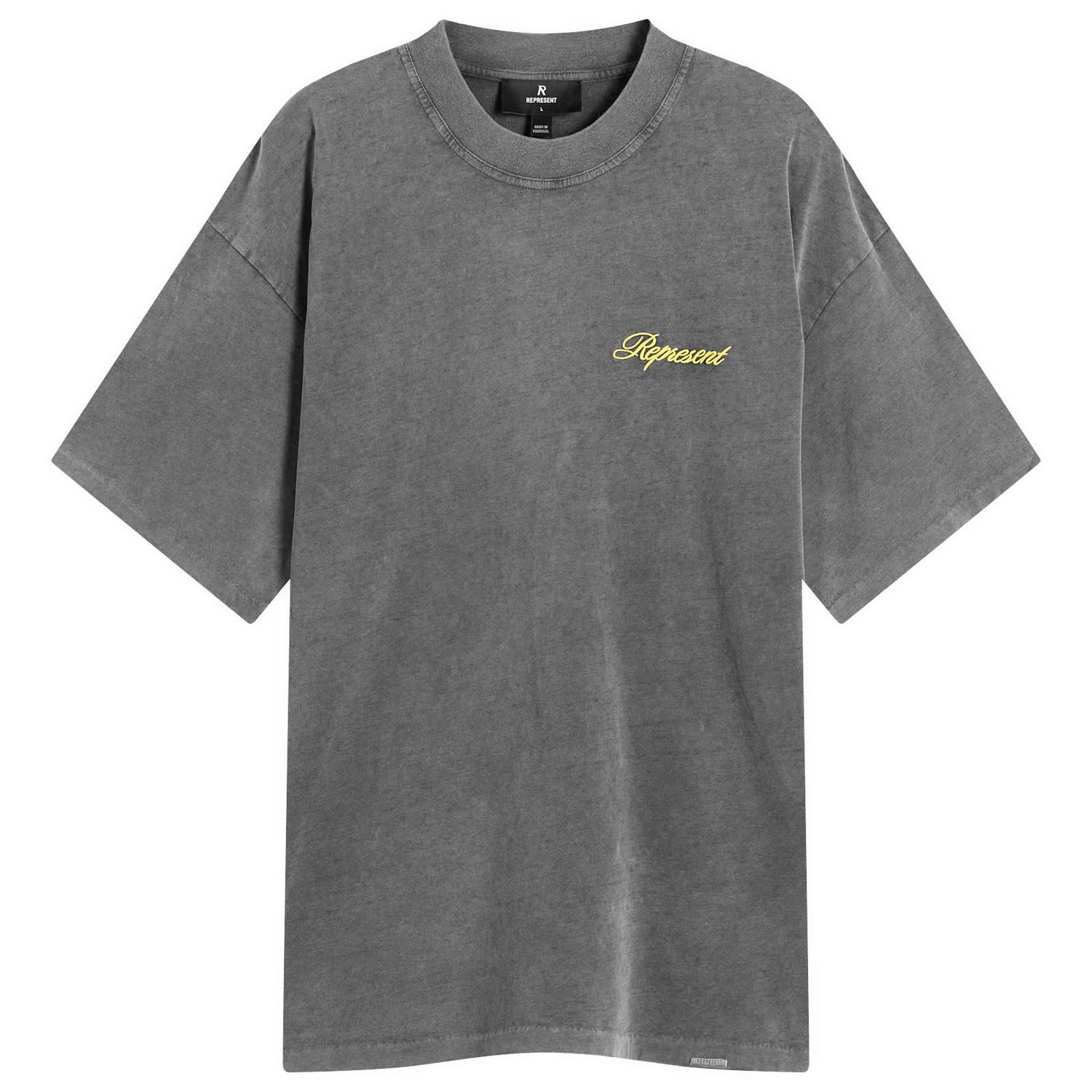 Majica Represent Clo Represent Script Logo T-Shirt, Size Large Siva | MLM100026-47, 0