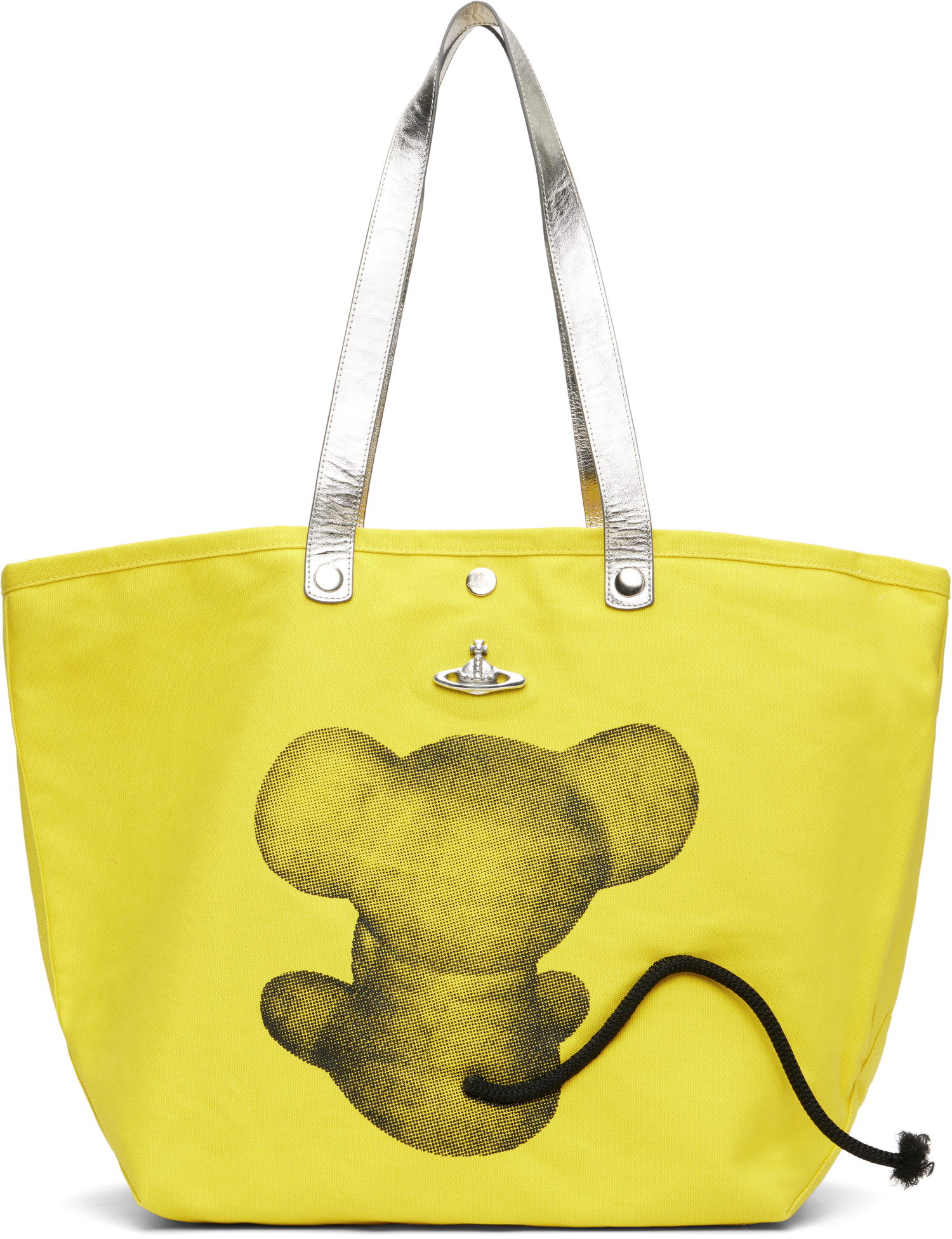 Tote bag Vivienne Westwood Vivienne Westwood Mouse Printed Canvas Shopper Tote Rumena | 4205007GU-W015D-, 0