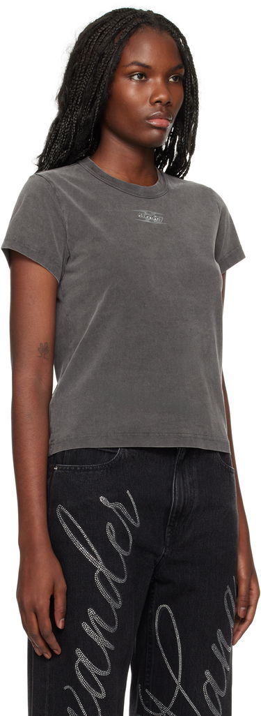 Majica Alexander Wang Blade Logo Embossed T-Shirt Siva | 4CC4241514, 1