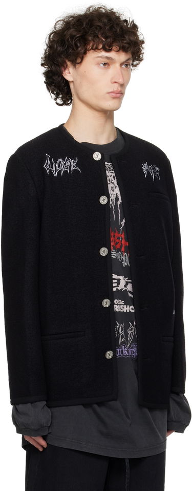 Jakna 032C Ghost Writer Wool Jacket Črna | S25-MRW-1701-000, 1