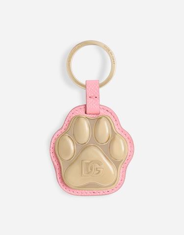 Obeski za ključe Dolce & Gabbana Dolce & Gabbana Calfskin Paw Keychain Roza | BD0019A645280400, 0