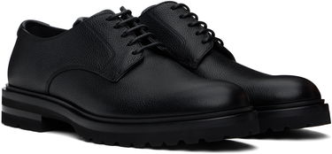 Superge in čevlji Dolce & Gabbana Grained Leather Lace-Up Altavilla Derbys with Chunky Sole Črna | A10852A9P45, 3