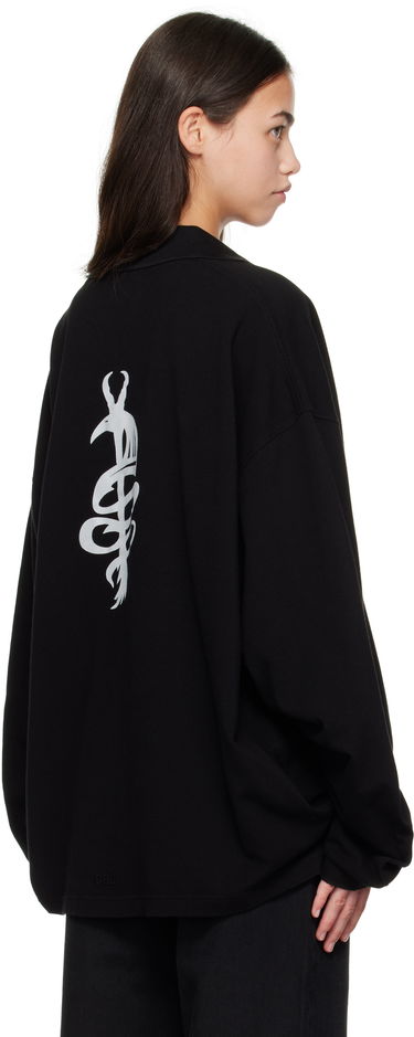 Polo majica 032C Speed Devil Long Sleeve Polo Črna | F25-URC-0479-050-W, 2