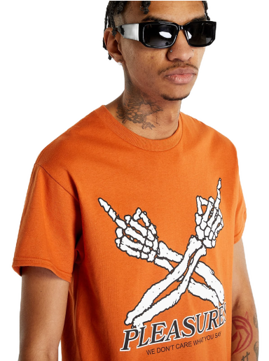 Majica Pleasures Don't Care T-Shirt Oranžna | P23SP051 ORANGE