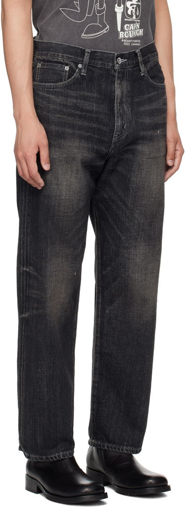 Kavbojke Neighborhood Neighborhood Washed DP Basic Jeans Črna | 251XBNH-PTM05, 1