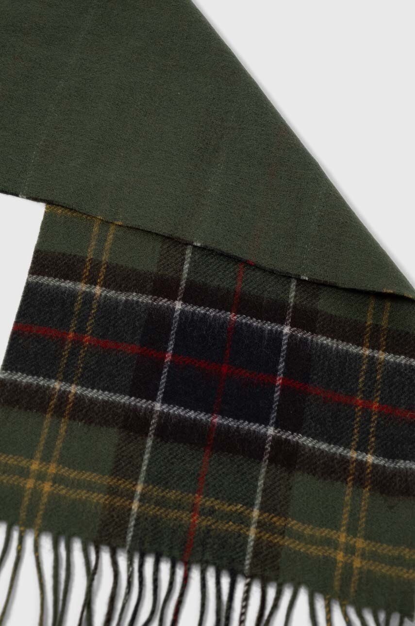 Šala Barbour Wool Scarf Zelena | USC0362, 1