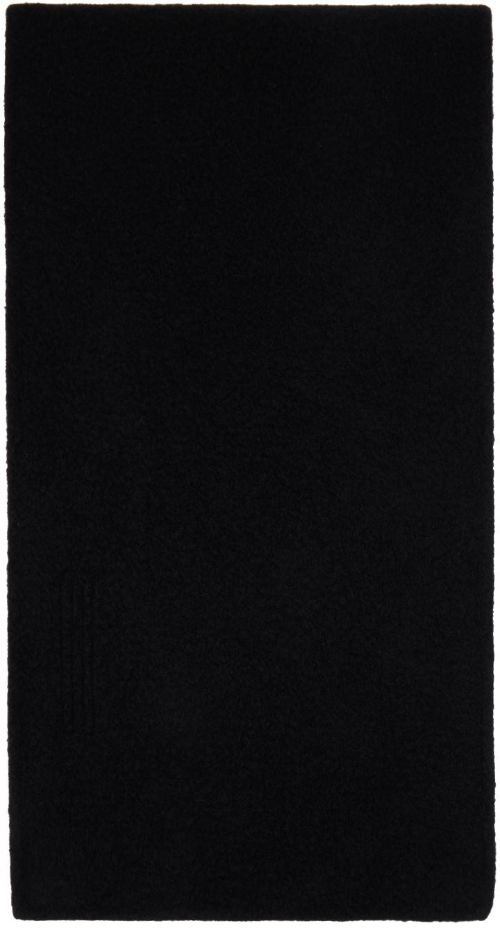 Šala Rick Owens Scarf Porterville Črna | RP02D3442 DDR