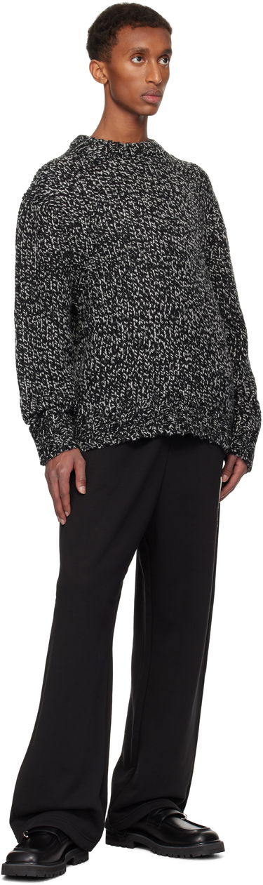 Pleteni pulover We11done We11done Chunky Knit Sweater Črna | WD-KT3-24-649-U-B2, 3