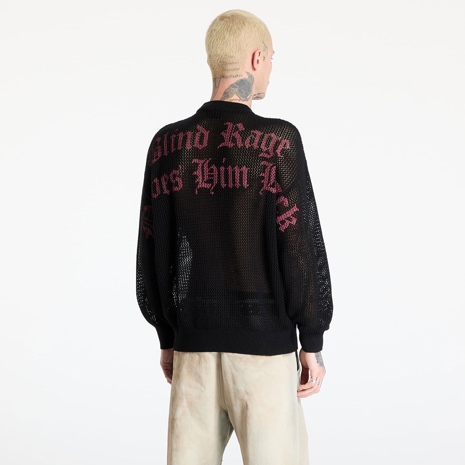Pleteni pulover Wasted Paris Wasted Paris Drives Loose Sweater Črna | WP_000284, 1