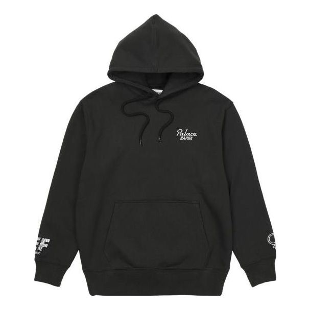 Pulover Palace Logo Print Hoodie Črna | PAL-SS22-160