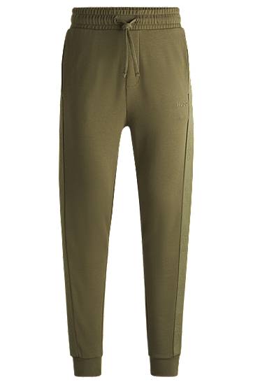 Trenirka BOSS Tracksuit Bottoms with Logo Tape Zelena | 50520501