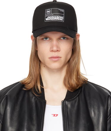 Kapa DSQUARED2 Dsquared2 Patch Cap Črna | BCM0882_05C00001_2124, 0