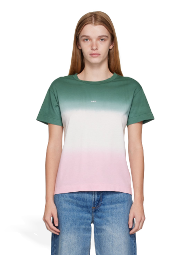 Majica A.P.C. Multicolor Morgane Zelena | COFAY-F26160