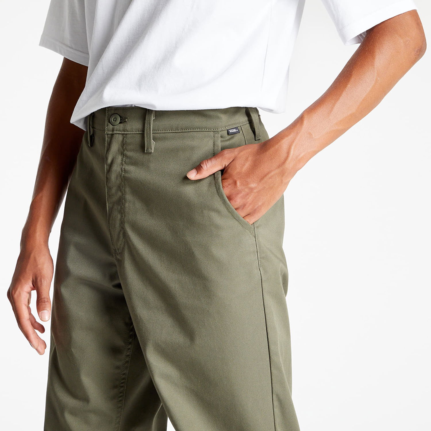 Hlače Vans Authentic Chino Loose Pant Zelena | VN0A5FJBKCZ1, 1