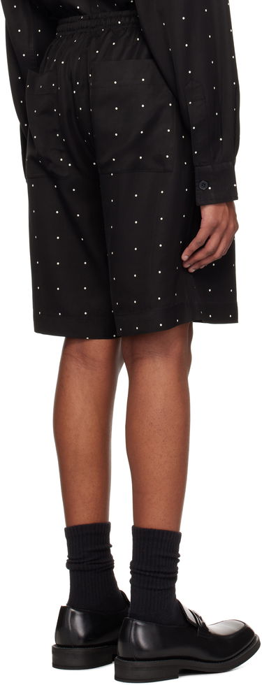 Kratke hlače Róhe Dotted Elasticated Shorts Črna | 314-32-033, 2
