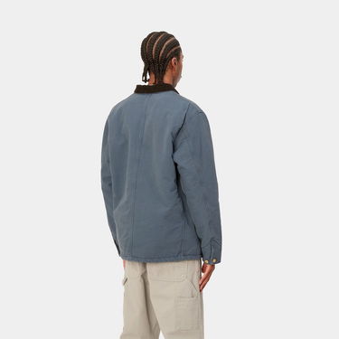 Plašči Carhartt WIP OG Chore Coat "Ore / Black aged canvas" Mornarica | I027357_1QF_3K, 3