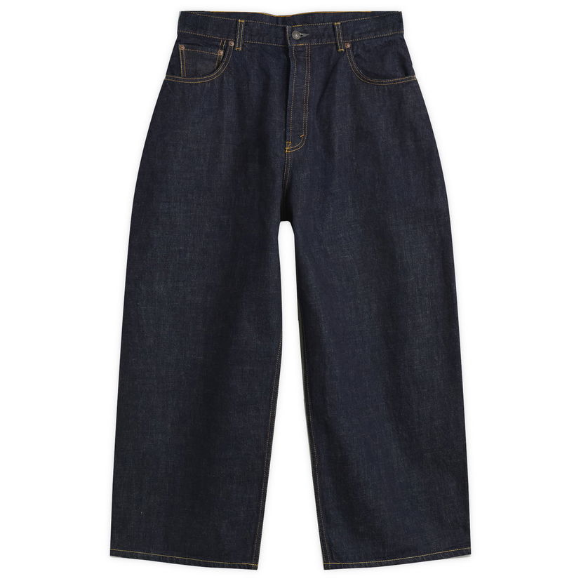Kavbojke Studio Nicholson Studio Nicholson x Beams Plus Holly Wide-Leg Denim Jean Mornarica | BPSN2101-78