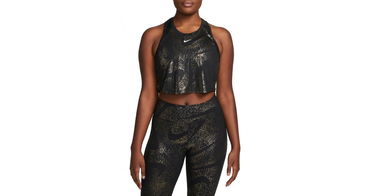 Majica brez rokavov Nike Dri-FIT One Crop Tank Top Črna | dq6304-010, 1