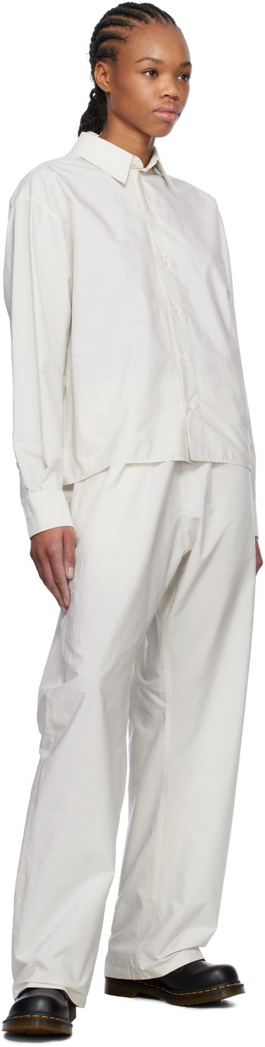 Srajce Maison Margiela MM6 Maison Margiela Spliced Striped Cotton Poplin Shirt Bela | S52DT0043 M35250, 3