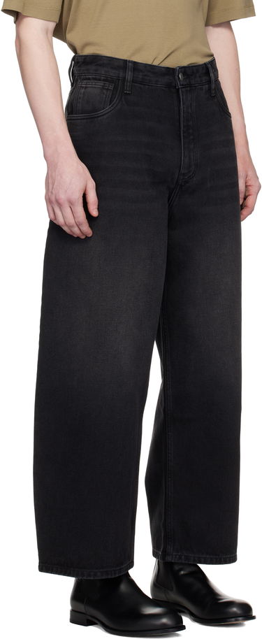 Kavbojke Studio Nicholson Studio Nicholson Paolo Wide Leg Jeans Črna | PAOLO SNM - 1023, 1