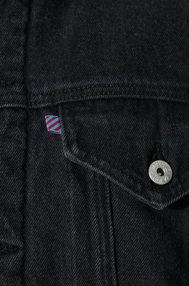 Jakna BBC IceCream ICECREAM Running Dog Sherpa Denim Jacket Črna | IC24147, 5