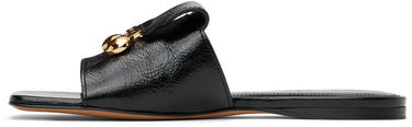 Modni dodatki Marni Marni Trunkaroo Leather Sandals Črna | SAMS024000 P8287, 2