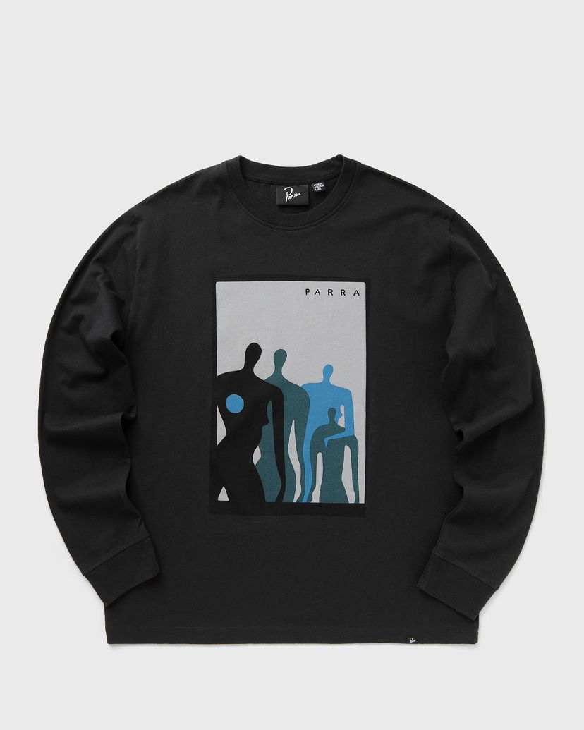 Majica By Parra Visitors Long Sleeve T-Shirt Črna | 53226