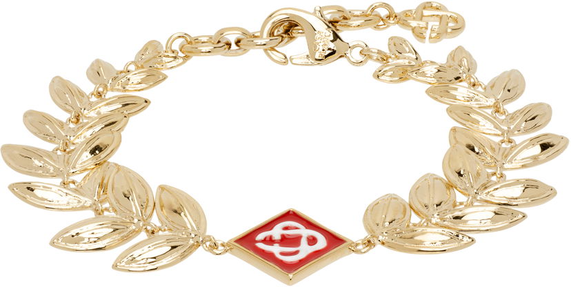 Zapestnica Casablanca Casablanca Gold-Tone Laurel Leaf Bracelet Kovinski | APF25-JW-254-01