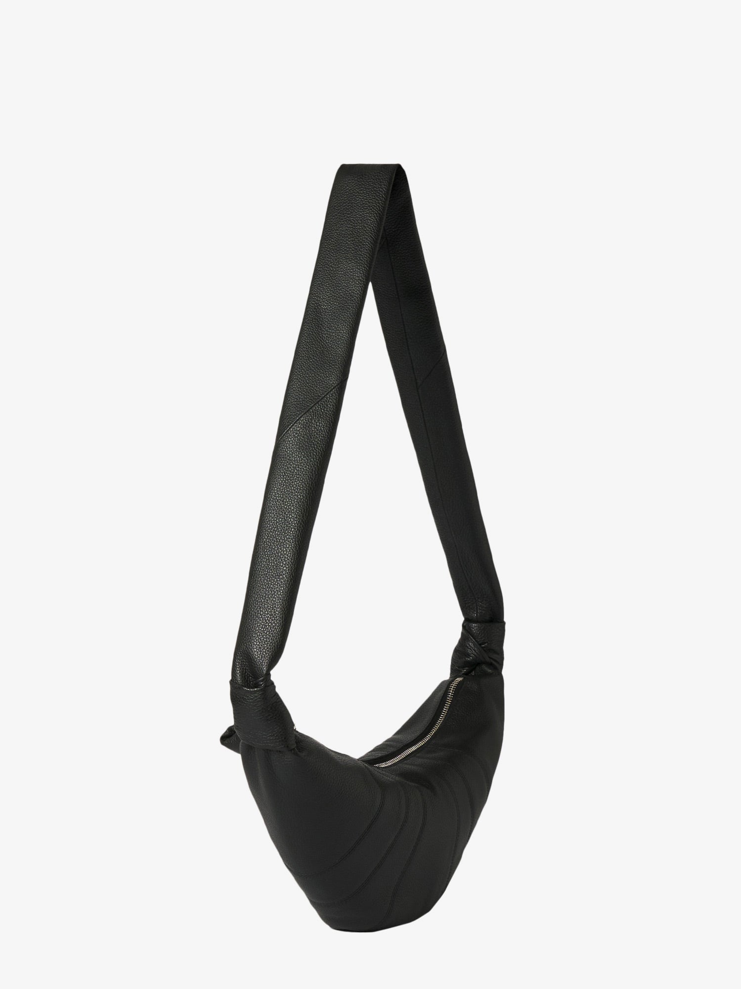 Torba za čez ramo LEMAIRE Lemaire Small Croissant Knotted Shoulder Bag Črna | BG0003LL0018BK999, 1