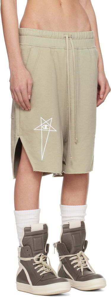 Kratke hlače Rick Owens Rick Owens Champion Edition Beveled Pods Shorts Zelena | CW01E1688 CHFE, 1