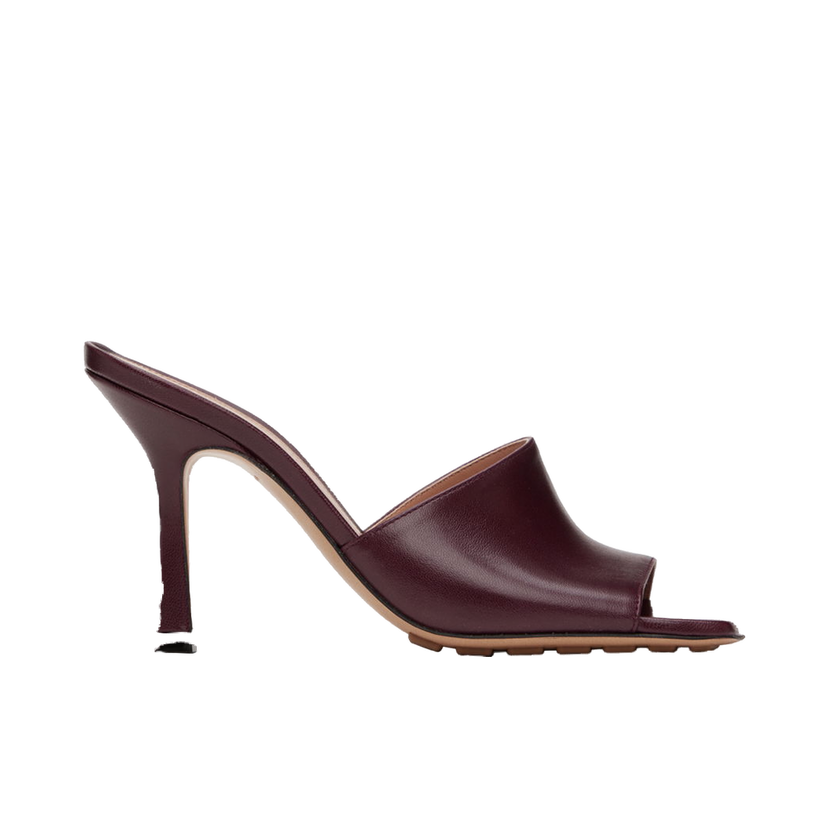 Superge in čevlji Bottega Veneta Stretch Heeled Mule "Red" Rdeča | 610538 VBSF0