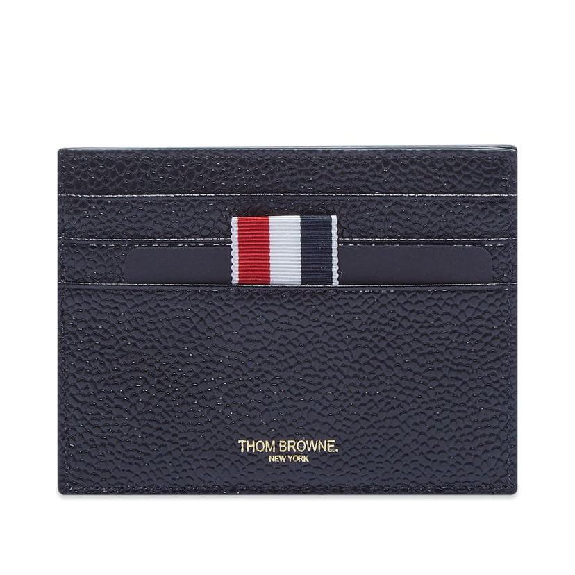 Denarnica Thom Browne Double Grosgrain Card Holder Črna | MAW165B-05581-001