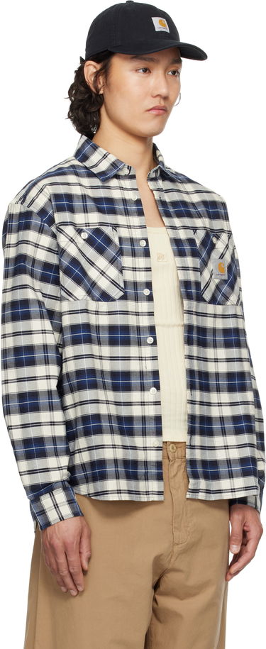 Srajce Carhartt WIP Carhartt WIP Tarbell Check Button-Down Shirt Modra | I034545, 1