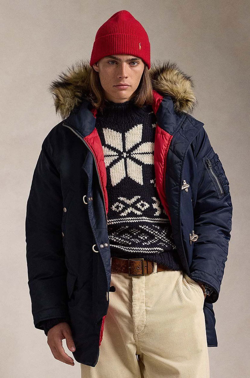 Parka Polo by Ralph Lauren Navy Blue Winter Down Jacket Mornarica | 710949233