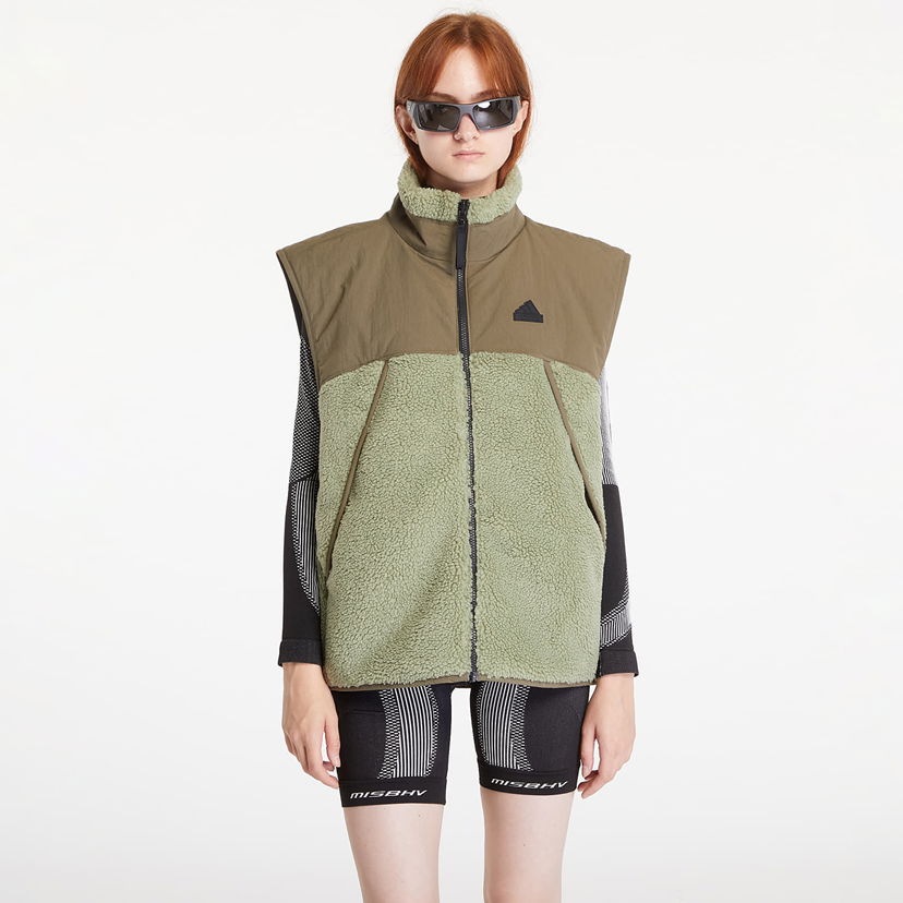 Telovnik adidas Performance City Escape Reversible Vest Tent Green / Olive Strata Zelena | IZ4659