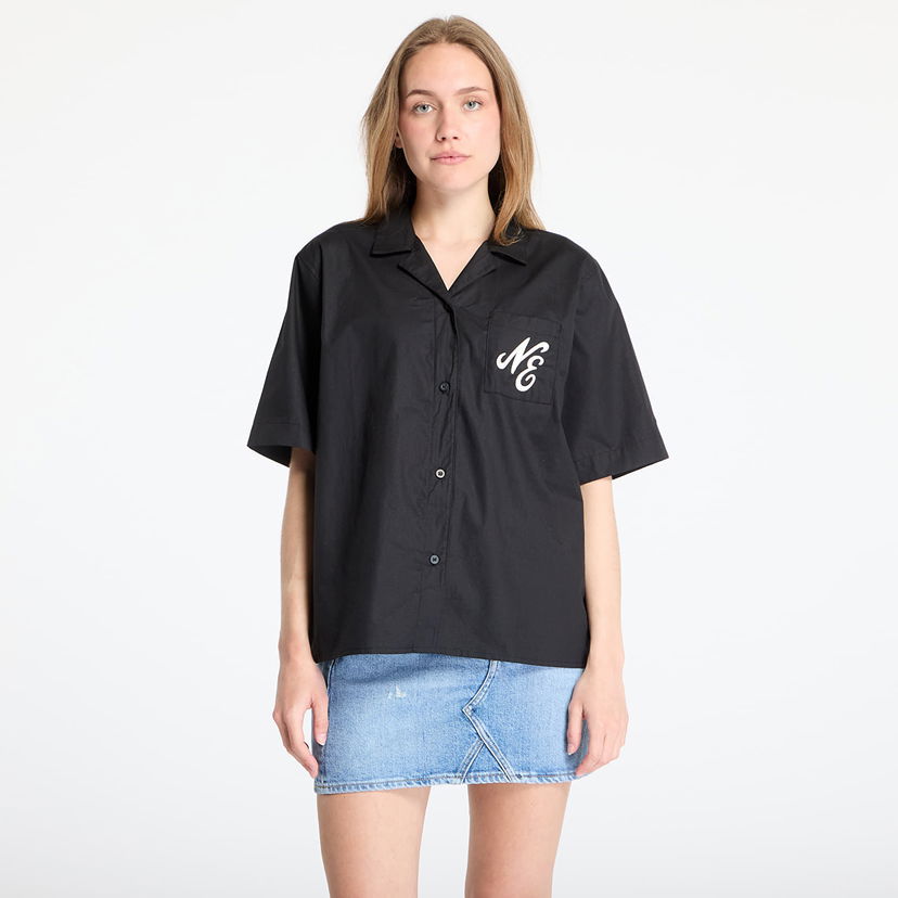 Srajce New Era New Era Revere Shirt Črna | 60596530