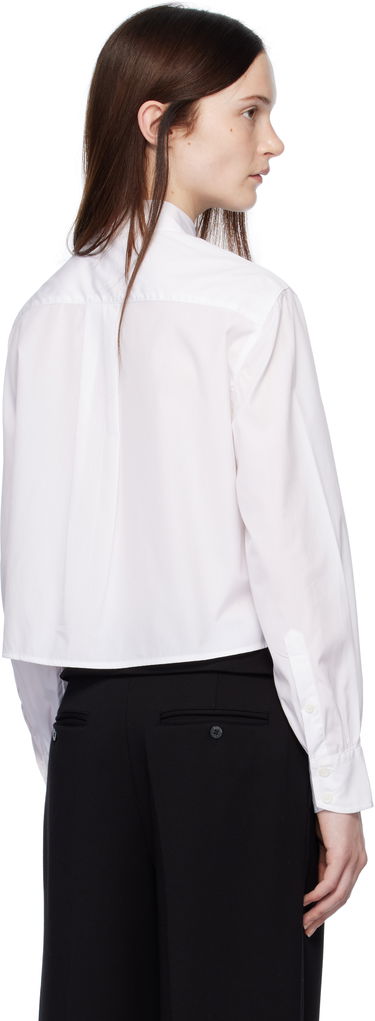 Srajce rag & bone Rag & Bone Maxine Jewel Cropped Shirt Bela | WAW24HA031CU31, 2