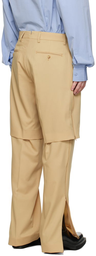 Hlače VETEMENTS Layered Trousers Bež | VL16PA340S, 2