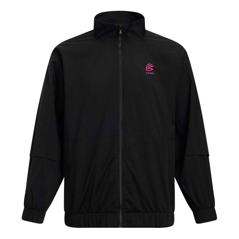 Vetrovka Under Armour Curry Tour Graphic Track Jacket Črna | 6000781-001