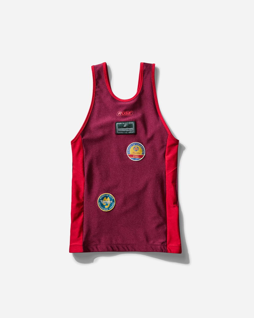 Majica brez rokavov Martine Rose Swim Vest Bordo | 661JT06102
