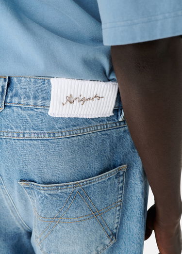 Kavbojke AXEL ARIGATO Relaxed Fit Patchwork Jeans Modra | A2988001, 8