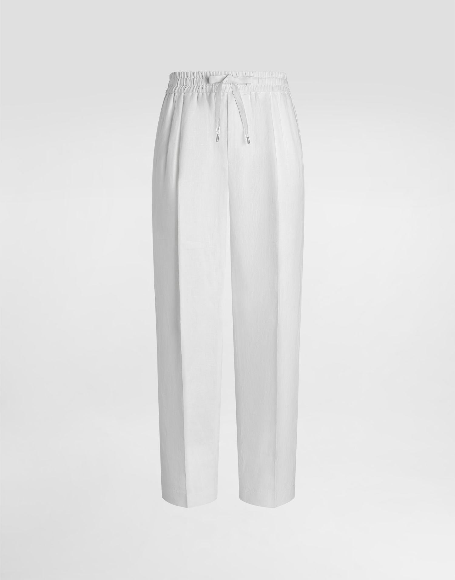 Hlače Dolce & Gabbana Dolce & Gabbana Linen Jogging Trousers 44 Bela | GP12RZFU4JBW0111, 0