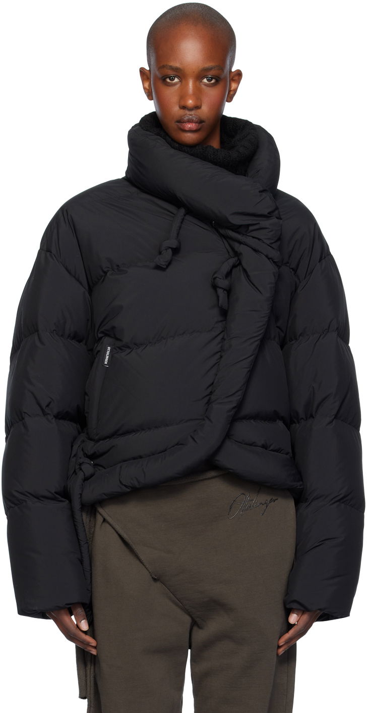 Puhovka Ottolinger Ottolinger Strappy Puffer Jacket Črna | 1090602921