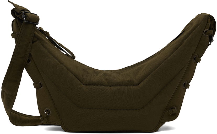 Torba za čez ramo LEMAIRE Small Soft Game Shoulder Bag Zelena | BG293 LF845