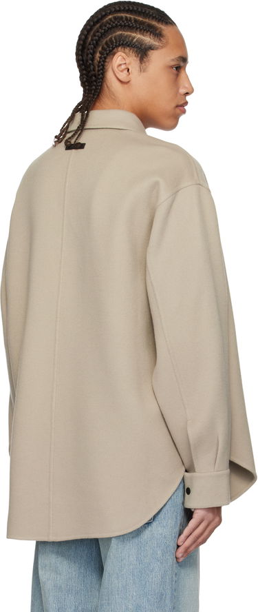 Srajce Fear of God Fear of God Wool Cashmere Overshirt Bež | FGE230-330DWC, 2