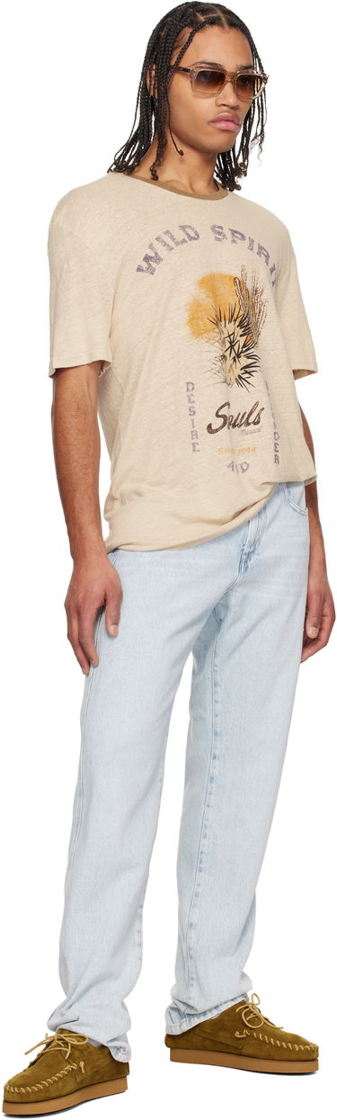 Majica ISABEL MARANT Isabel Marant Honore Graphic T-Shirt Bež | 25PTS0052HC-C1N09H, 3