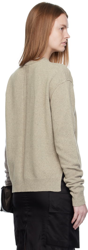 Pleteni pulover Rick Owens Rick Owens Concordians Round Neck Sweater Bež | RP02E4679 WSBR, 2