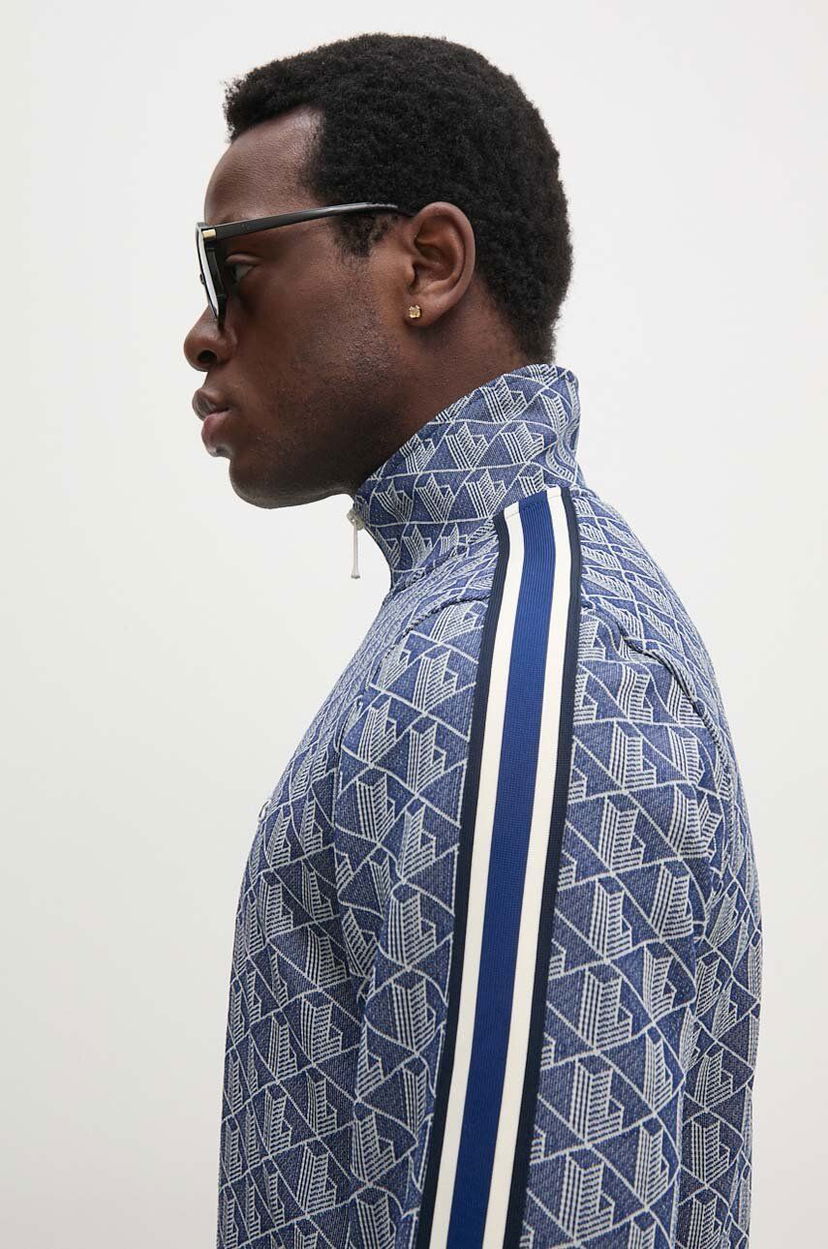 Pulover Lacoste Patterned Sweatshirt Modra | SH1368