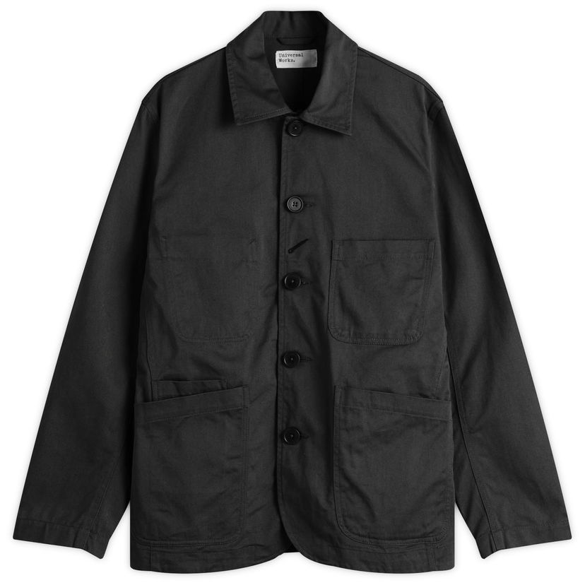 Jakna Universal Works Bakers Jacket, Size Large Črna | 00102-BLK